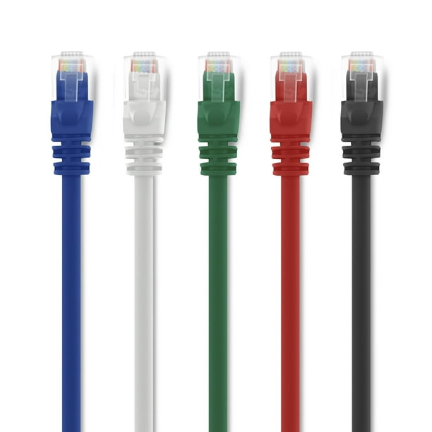 5 1 foot green snagless Cat6 Cat 6 ethernet cord patch cables Pack of 5 1 foot green snagless Cat6 Cat 6 ethernet cord patch cables Pack of